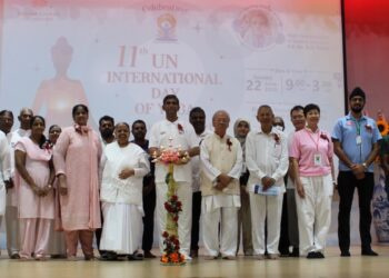 One earth, one health: International yoga day shines at Asia Retreat Centre