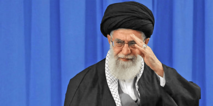 Ayatollah Ali Khamenei, the Supreme Leader of the Islamic Republic of Iran.