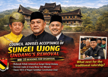 Council advises acceptance of Sungei Ujong Undang’s removal, says MB