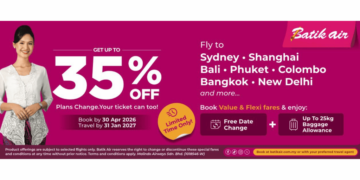 Batik Air rolls out up to 35% fare discount, boosts flexible travel options