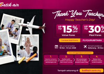 Batik Air honours educators with special Teacher’s Day travel deals