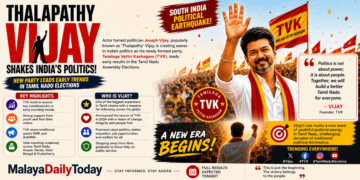 ‘Thalapathy’ Vijay gegar politik India, parti baharu cipta kejutan besar