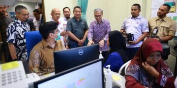 Fahmi tinjau perkembangan PERSADA di Klinik Kesihatan Padang Besar