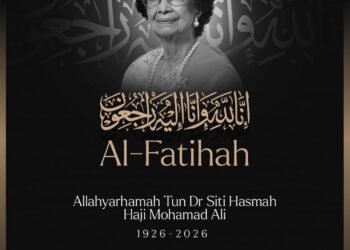 Agong, Raja Permaisuri zahir ucapan takziah pemergian Tun Dr. Siti Hasmah