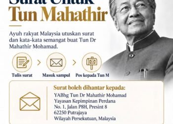 Warganet gerakkan kempen Surat Untuk Tun Mahathir, pos surat titip kata semangat
