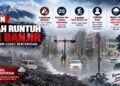 Tanah runtuh Gunung Fuji akibat hujan lebat
