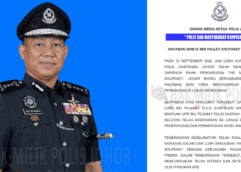 Ancaman bom di Mid Valley Southkey disahkan palsu