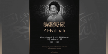 Agong, Raja Permaisuri zahir ucapan takziah pemergian Tun Dr. Siti Hasmah
