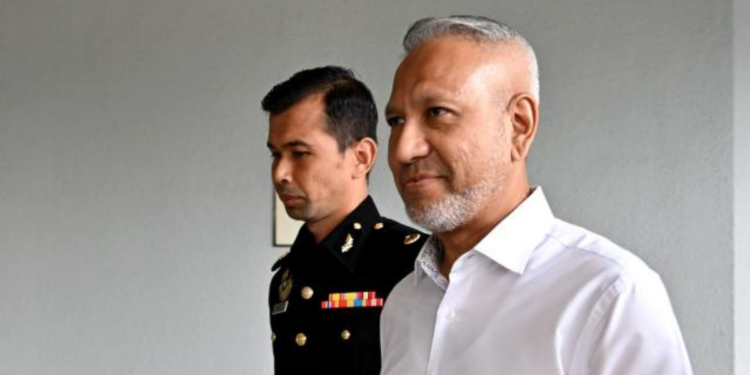 MOHD. ZAID mengaku tidak bersalah selepas kedua-dua pertuduhan dibacakan di hadapan Hakim Rosli Ahmad.-BERNAMA