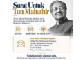 Warganet gerakkan kempen Surat Untuk Tun Mahathir, pos surat titip kata semangat