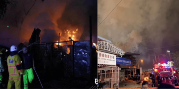 Massive blaze razes five premises at historic Chew Jetty in Pulau Penang
