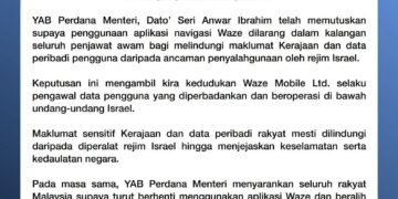 Penjawat awam dilarang guna Waze – PM